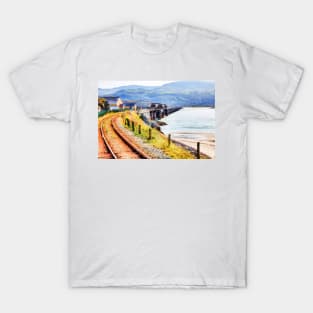 Barmouth Railway Line And Bridge T-Shirt